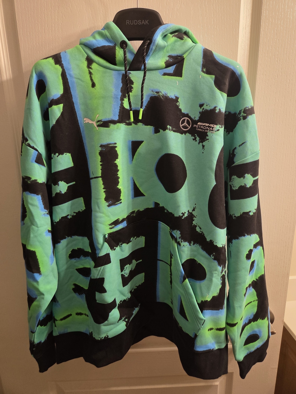 Puma x Mercedes-AMG Petronas Green Graphic Hoodie - Men